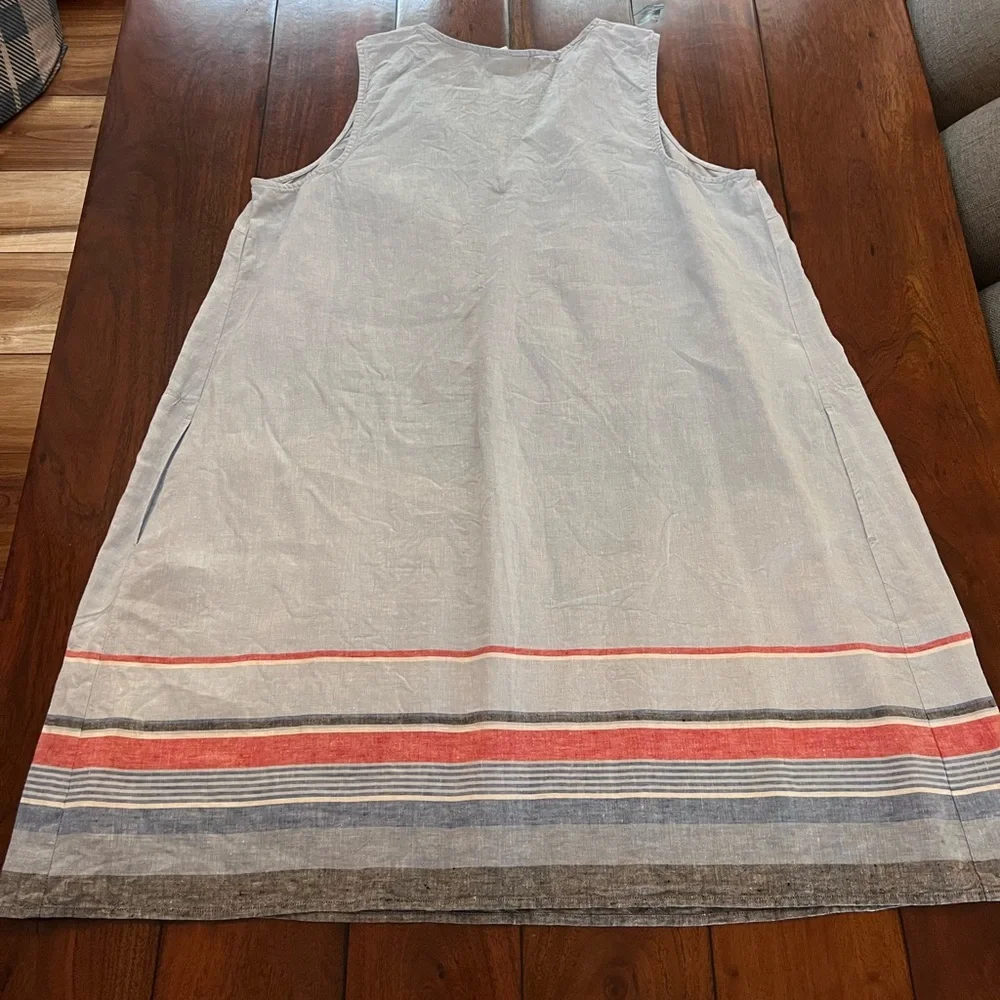 J. Jill Love Linen Sleeveless Shift Dress - Picture 2 of 5